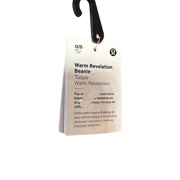 Lululemon Pink Tide Beanie With Embroidered Spell Out Logo - NWT - Picture 4 of 5